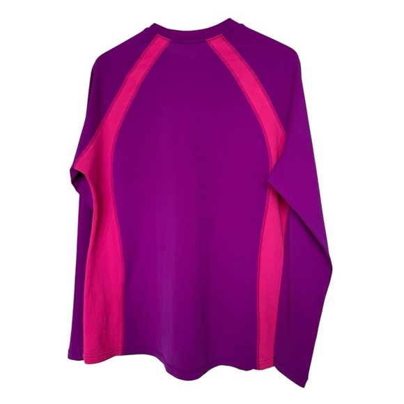 Coolibar Women's XL Purple Long Sleeve Sun Protection Shirt UPF 50+ Swim Summer - Picture 3 of 7